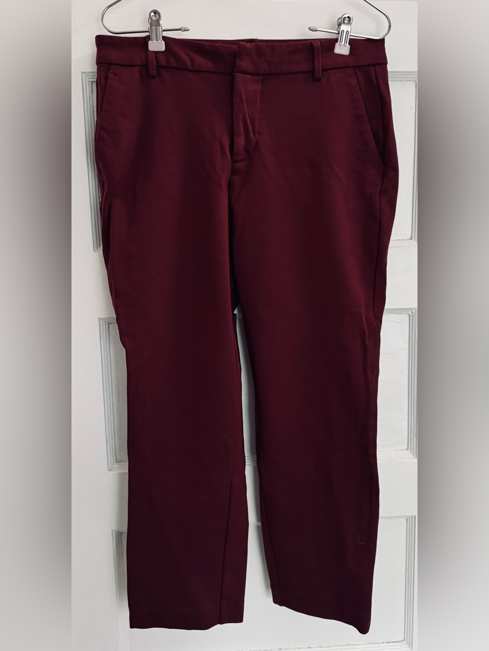 Liverpool Los Angeles | Kelsey Trouser Bergundy Pants | Petite 8/29